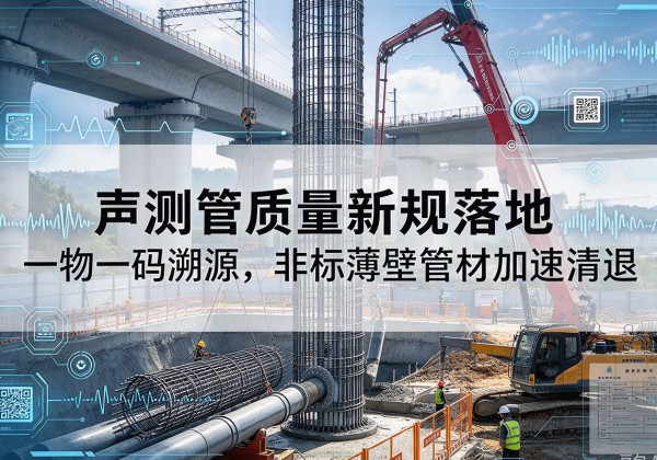 左权声测管质量新规落地，一物一码溯源，非标薄壁管材加速清退
