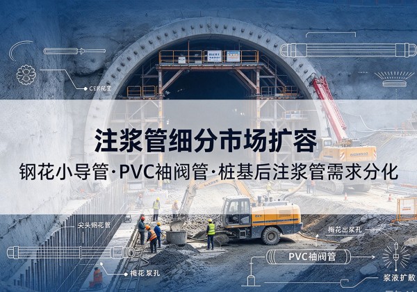 左权注浆管细分市场扩容，隧道钢花小导管、PVC 袖阀管、桩基后注浆管需求分化