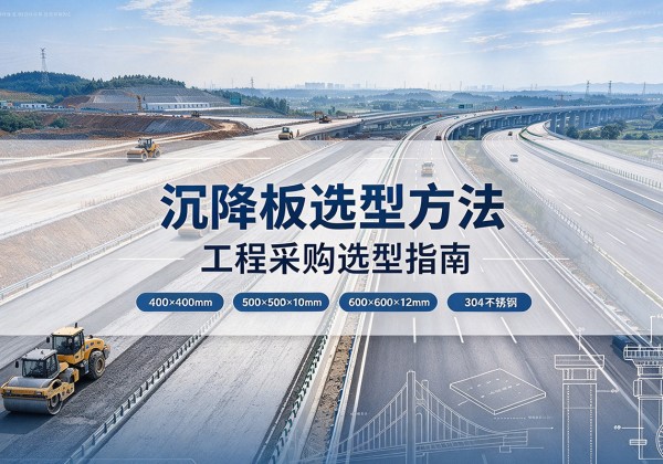 左权沉降板选择方法